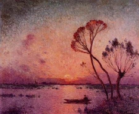 unknow artist Sunset in Briere I china oil painting image